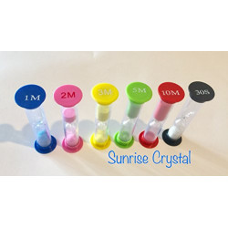 Clock Timer 30sec / 1min / 2mins / 3mins / 5mins / 10mins (6pcs) By Sunrise Crystal