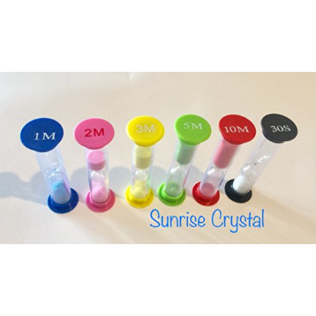 Clock Timer 30sec / 1min / 2mins / 3mins / 5mins / 10mins (6pcs) By Sunrise Crystal