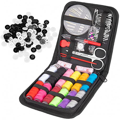 208 Pcs Premium Sewing Kit for Traveler