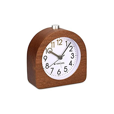 Wood Analog Alarm Clock