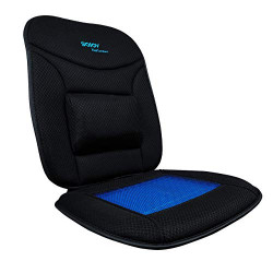 Pack 2 of Gel Seat Cushion with Lumbar Support