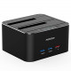 USB 3.0 to SATA Dual Bay External Hard Drive Docking Station