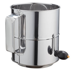 8 Cup Crank Stainless Steel