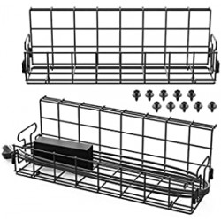Under Desk Cable Management Wire Tray Organizer, (Set of 2)