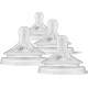 Philips AVENT Natural Response Baby Bottle Nipples Flow 3, 1M+, 4pk