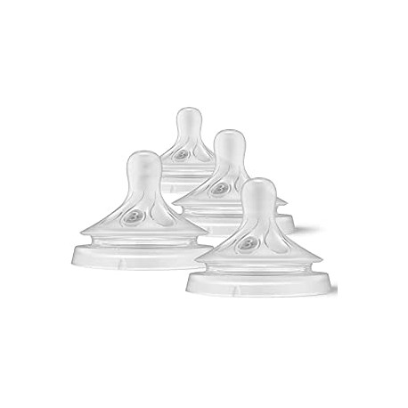 Philips AVENT Natural Response Baby Bottle Nipples Flow 3, 1M+, 4pk