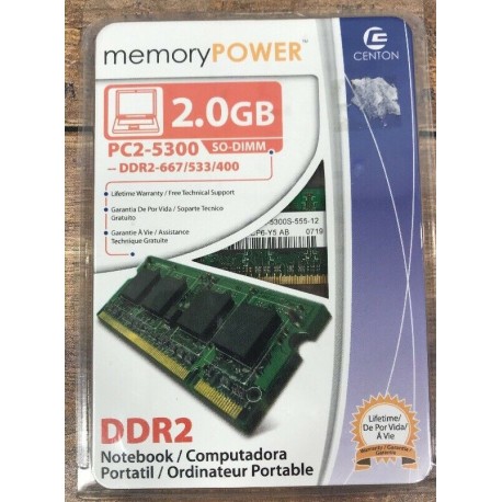 SO-DIMM DDR2 Memory (2GB667LT)