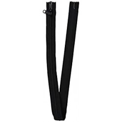 Handbag Zipper, 30", Black