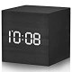 Digital Alarm Clock Wooden LED Light