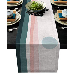 Table Runner for Dining, Farmhouse, Wedding, Holiday Parties Decor 16x72 inch