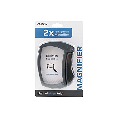 Carson LED Lighted Magnifold 2x Power