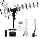 Five Star Outdoor Digital Amplified HDTV Antenna - up to 200 Mile Long Range