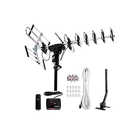 Five Star Outdoor Digital Amplified HDTV Antenna - up to 200 Mile Long Range