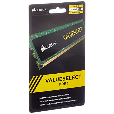 Pack 2 of Corsair 4GB (1x4GB) DDR3 1333