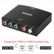 Component to HDMI Converter, 5RCA Component RGB YPbPr to HDMI