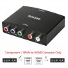 Component to HDMI Converter, 5RCA Component RGB YPbPr to HDMI
