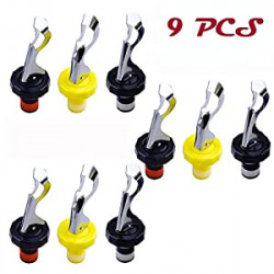 9 PCS Expanding Bottle Stopper