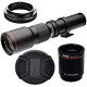 500mm/1000mm f/8 Manual Telephoto Lens for Canon EOS