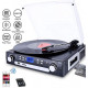 Bluetooth Record Player with Stereo Speakers