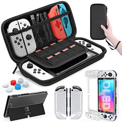 Switch OLED Case Compatible with Nintendo Switch OLED Model 2021