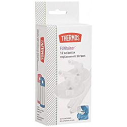 Thermos Replacement Straws for 12 Ounce Funtainer Bottle