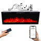 Electric Fireplace Insert | 36" Wall Mounted, Recessed Or Base Legs