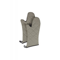 17-Inch Pyrotex Oven Mitt, Set of 2, Beige