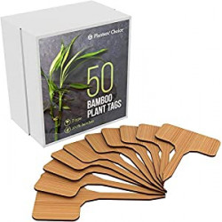 50 Bamboo Plant Labels in Gift Box