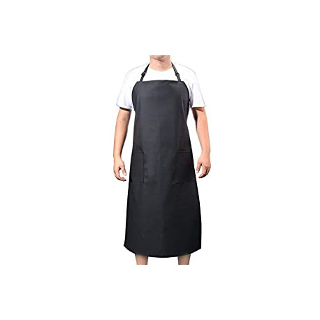 Pack 2 of Rubber Vinyl Waterproof Apron for Men Women