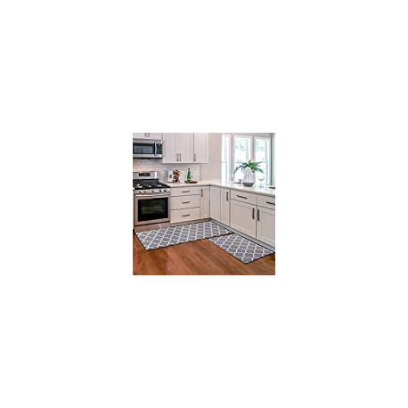 Kitchen Mat [2 PCS] Cushioned Anti-Fatigue