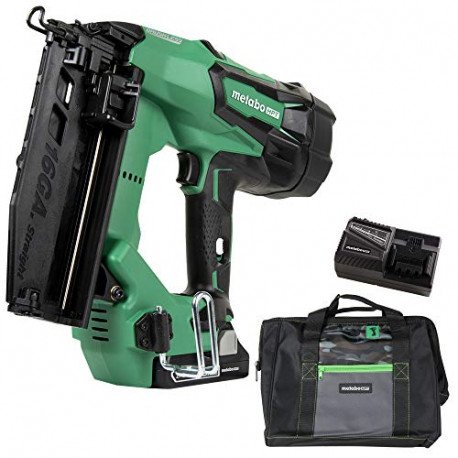 Metabo HPT 18V MultiVol Cordless Finish Nailer Kit | Includes 1 Battery