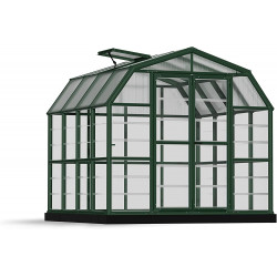 Gardener Greenhouse, 8' x 8', Dark Green