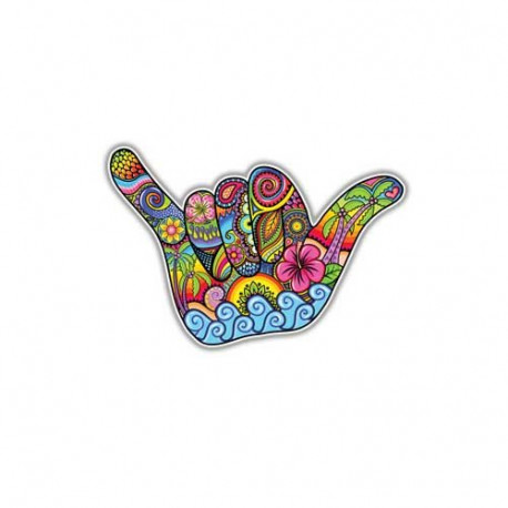 Hang Loose Sticker Shaka Hand Sign