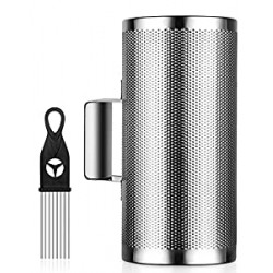 12" x 6" Stainless Steel Guiro Shaker, Latin Percussion Musical Instruments
