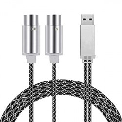 MIDI Cable 5 Pin MIDI to USB Cable MIDI