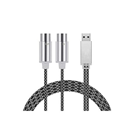 MIDI Cable 5 Pin MIDI to USB Cable MIDI