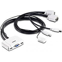 Pack 6 of TRENDnet 2-Port USB KVM Switch and Cable Kit