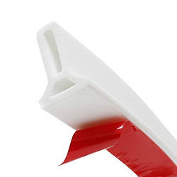 Pack 2 of Threshold Water Dam Shower Barrier and Retention System, 66 Inch