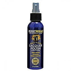 MusicNomad Lacquer Polish for Brass & Woodwind Instruments, 4 oz.