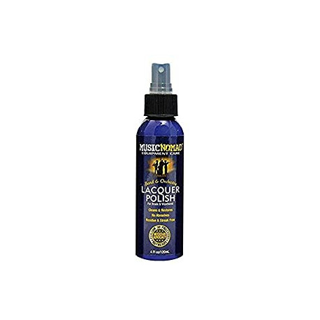 MusicNomad Lacquer Polish for Brass & Woodwind Instruments, 4 oz.
