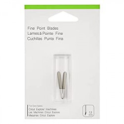 Standard Replacement/Fine-Point Cutting Blades for Cricut Paper-Cutting Machines (2 Blades Total)