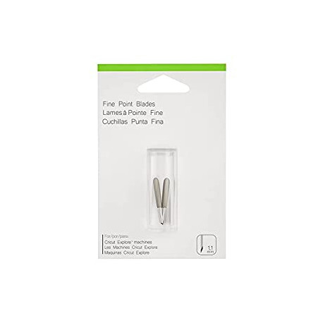 Standard Replacement/Fine-Point Cutting Blades for Cricut Paper-Cutting Machines (2 Blades Total)