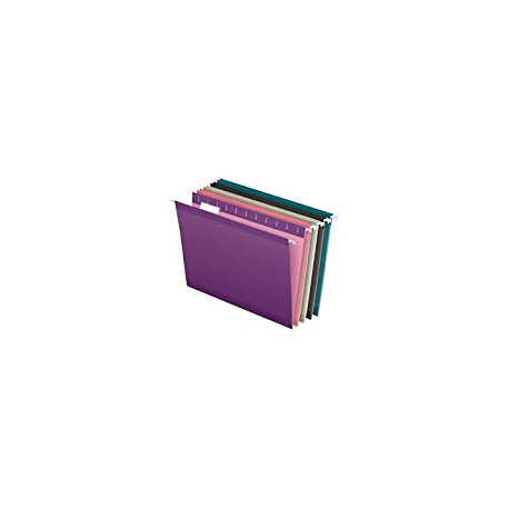1/5 Cut, Assorted Jewel-Tone Colors, 25/BX (4152 1/5 ASST2)
