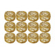 Dinning Table Parties Everyday, Set of 12 (Gold)