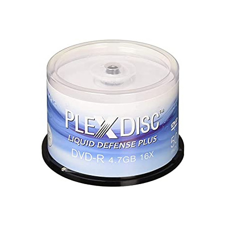 Glossy White Inkjet Printable DVD-R 16x 4.7GB, 50 Disc Spindle