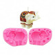 3D Indian Elephant Silicone Mold for Baby Shower