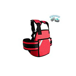 Harness for Kids Adjustable, Very Effective to Prevent Passengers from Falling (Red)