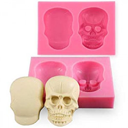 3D Skull silicone mould cake Fondant gum paste mold