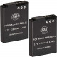 2 EN-EL12 Batteries for Nikon Coolpix A1000
