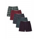 Men's Tartan Woven Boxer(Pack of 4)